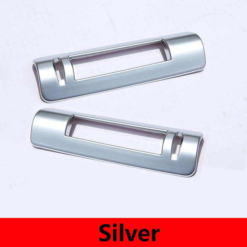 

For Land Rover Discovery Sport 2015-2019 ABS Silver Car B Pillar Air Conditining Outlet Frame Cover Trim Sticker Car Accessories серебряный