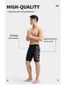SABOLAY Men's Square Leg Nylon Swim Trunks - Chlorine Resistant & Quick-Drying