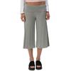 Women's Summer Casual Vacation High-Waisted Wide-Leg Striped -Color Cropped Pants