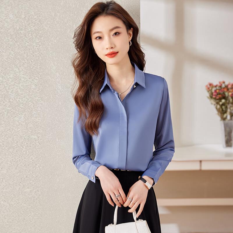 Terman Women s Professional Chiffon Blouse 2XL