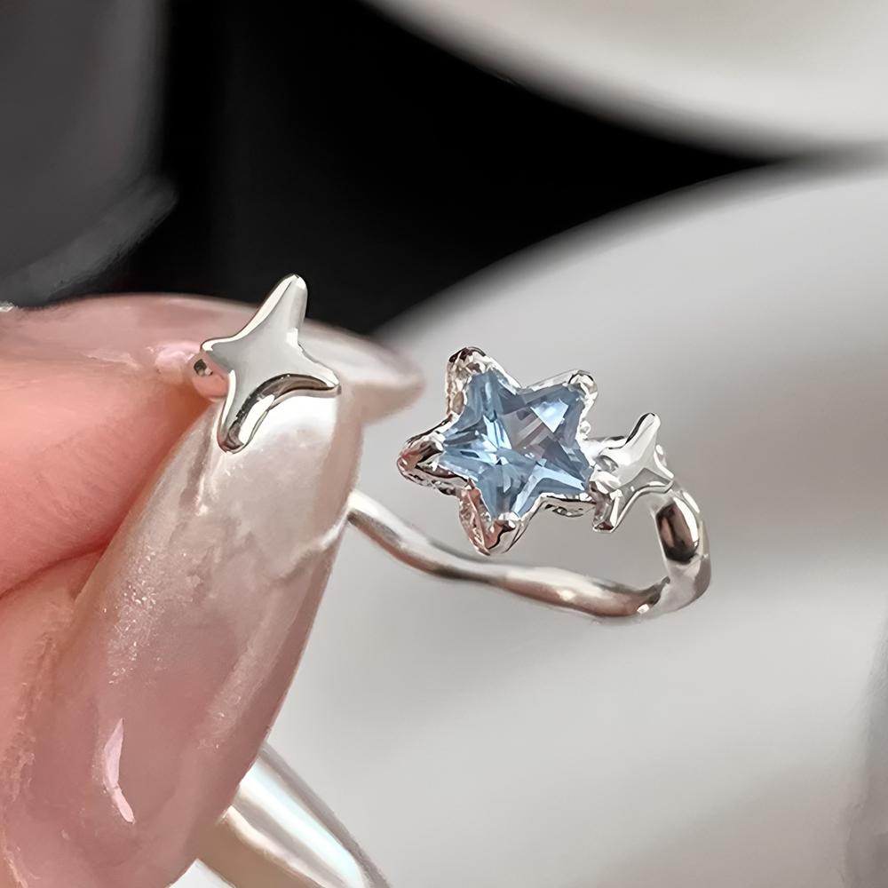 925 Sterling Silve Green Crystal Geometry Ring Square Retro Sweet Jewelry Birthday Gift Dropshipping