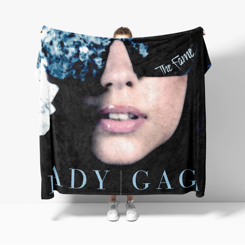 MAYHEM Flannel Blanket for Sofa Decoration Gaga Decoration Outdoor L-Lady SINGER Blanket Luxury Throw Blankets 75x90cm