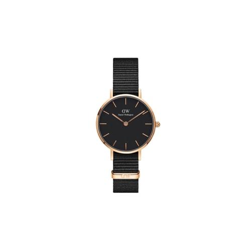 

[Official Shop/2-Year Warranty/Official Import] Daniel Wellington DW Women s Petite Cornwall Black 28mm Watch, Stylish Black Watch, Simple and Casual,