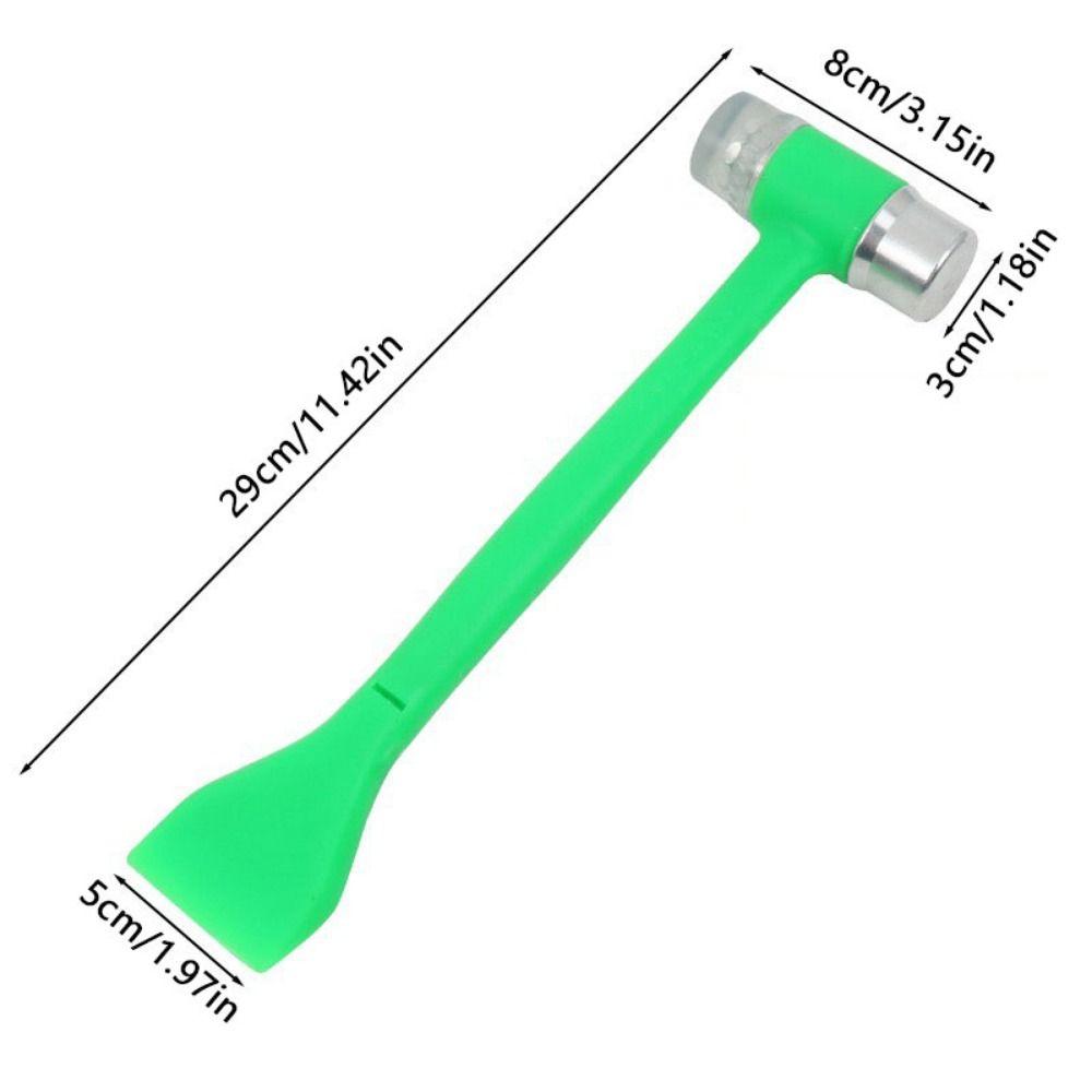 Ergonomic Handle Double-Faced Hammer Multi-functional Iron Head Hammer  Tile Decoration