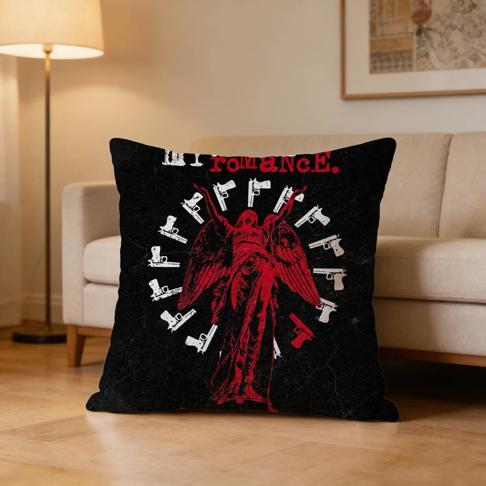 My CChemical RRomance MCR Pillow Case Pattern Printed Pillowcase For Living Room Sofa Cushion Cover