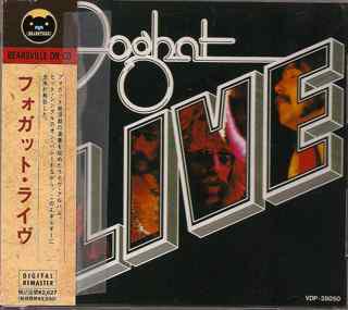 

CD FOGHAT - Live VDP28050 Bearsville Reco 1988 Япония Рок Б/у