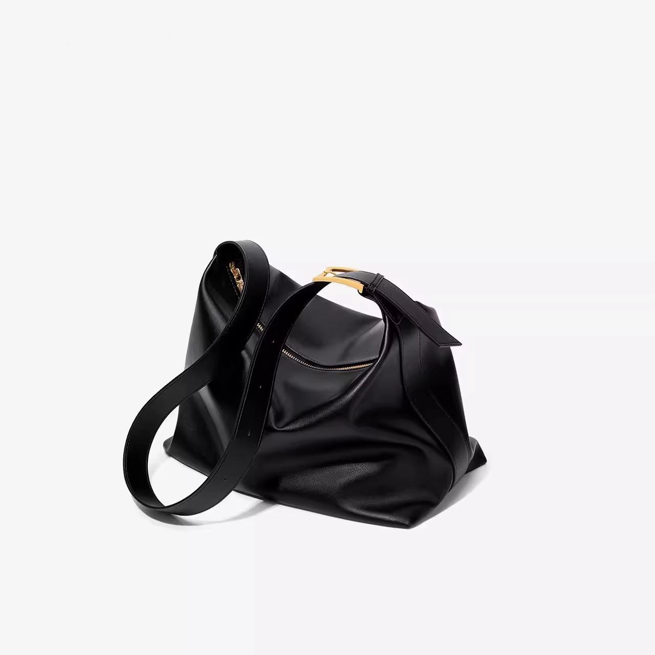 

Высококлассная универсальная женская сумка, женская сумка через плечо, сумка-тоут в стиле легкой роскоши, большая вместимость, для поездок на работу, сумка кроссбоди чёрный