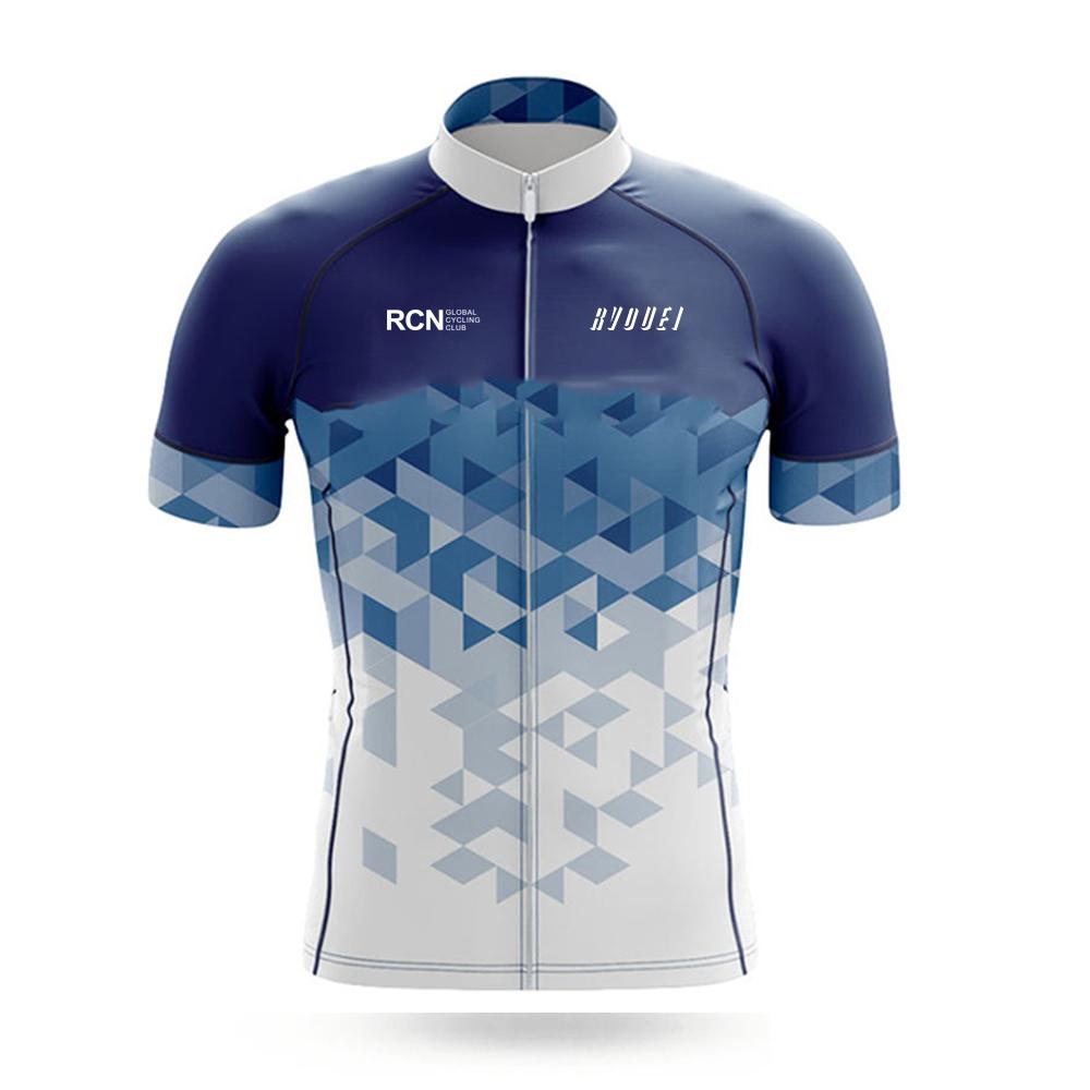 

Rcn Rvouei Cycling Jersey Set Short Sleeve for Men Anti-UV Bike Pro Summer Cycling Clothing Maillot Ciclismo Hombre Bicycle Suit 5XL