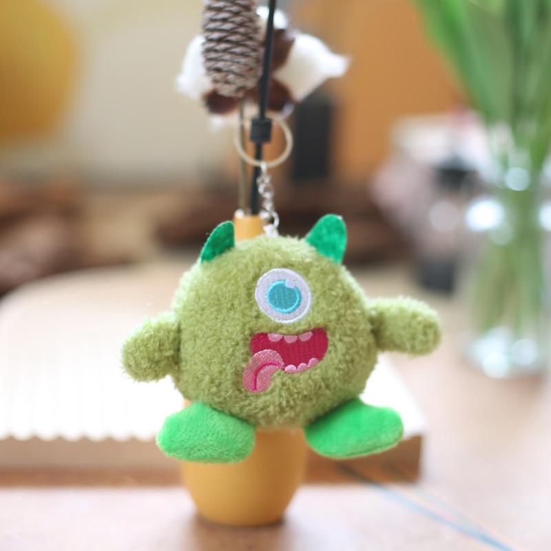 

Милый милый большеглазый монстр, маленькая подвеска, плюшевая игрушка, кукла, маленькая сумка-монстр, подвесной брелок, тряпичная кукла 11 cm.