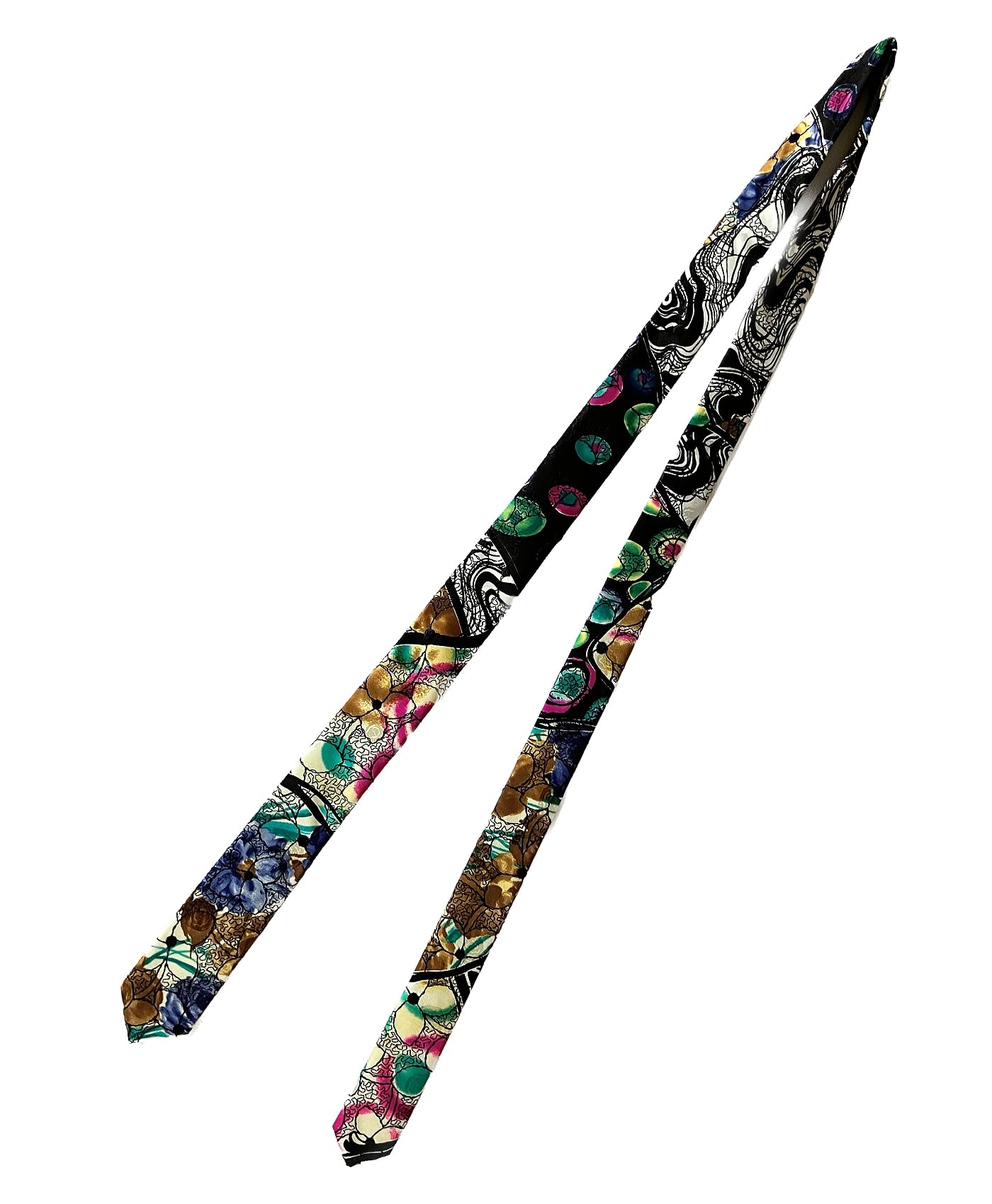 

[D+Arts] Art-like, unique necktie with geometric pattern, made in Italy, silk fabric, for men and women (Narrow Tie D)