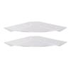 2pcs Wall Mount Floating Corner Shelves Quarter Round Hanging Corner Shelves for Bedrooms Living