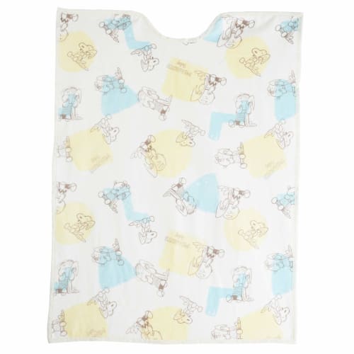 nishikawa [nishikawa] snoopy peanuts baby cotton blanket made in japan gift baby shower gift box beige 153160015300 85 x 115cm