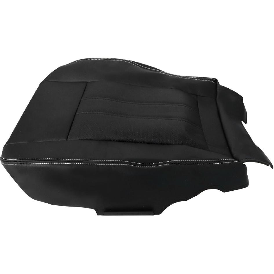 GXARTS Driver Or Passenger Side Bottom Lower Replacement Perforated Leather Seat Cover Black Fit for Chrysler Town & Country 2011 2012 2013 2014 2015