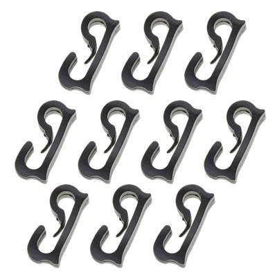 10x Nylon Kunststoff Karabinerhaken Camping Karabiner Schnalle Zeltzubehör Schnapphaken
