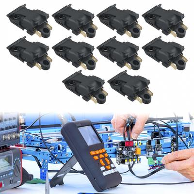 10 peças Interruptor Termostato de Chaleira Elétrica de Reposição 13A 250V 16A Preto