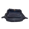 NOORA BLUE LEATHER Stylish Waist Bag Elegant Style Travel Pouch Passport Holder with Adjustable Strap
