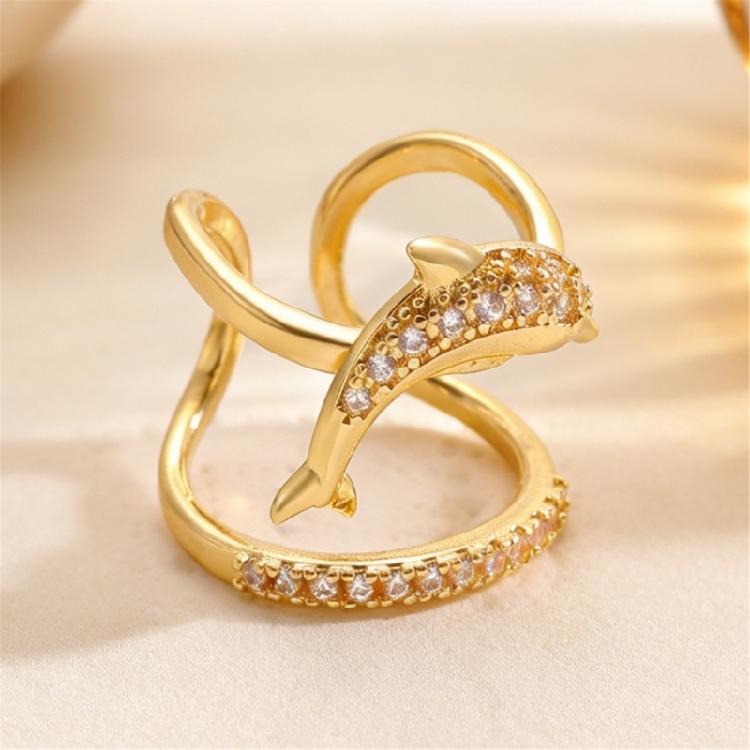 5Pieces Trendy Nail Opening Rings with Ocean Theme Nail Rings Stainless Steel Texture for Nail Accessories and Gifts