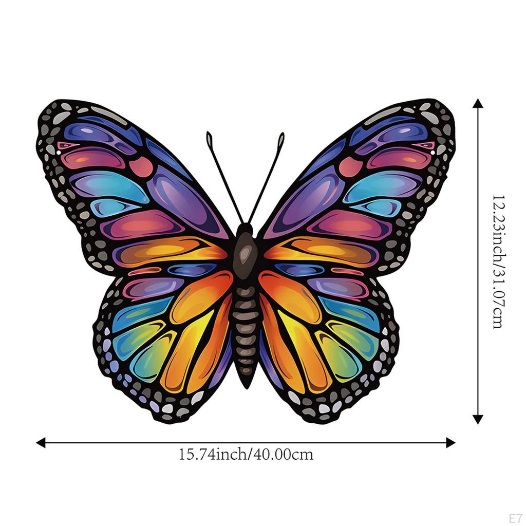 Butterfly Wall Art Hanging Piece for Indoor Outdoor Use, Iron Sculpture Kitchen And Holiday