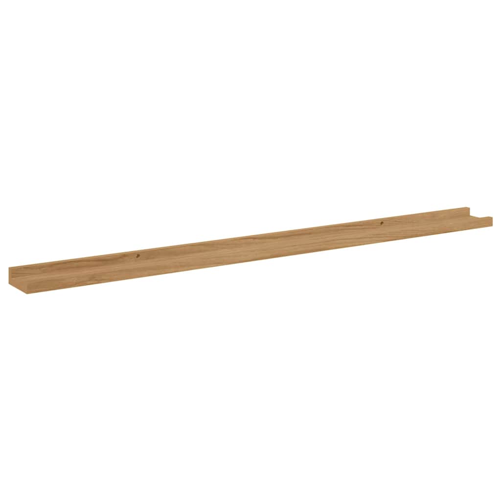 Wall Shelf with Shelf 4 pcs Brown 115 x 9 x 3 cm Particleboard