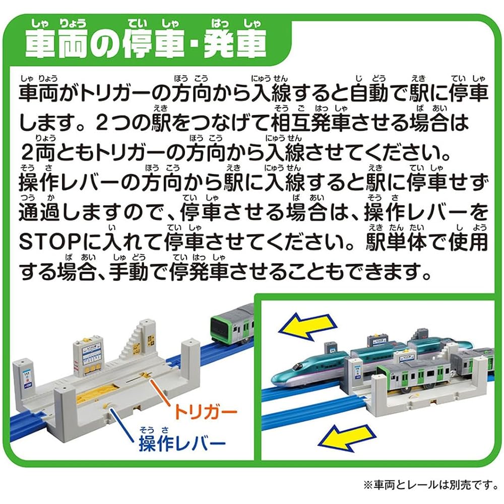 Takara Tomy Plarail J-25 Automatic Train Station Toy for Ages 3 and Up, Interactive Train Set