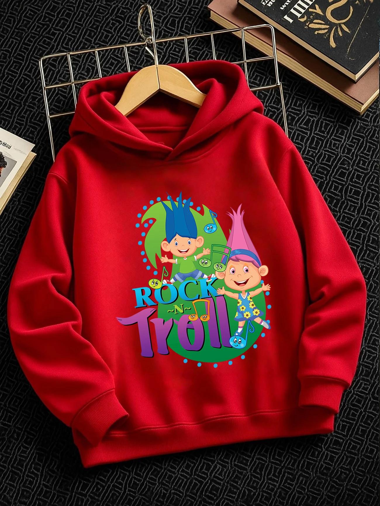 Jolly King Gristle Trolls Kids Pullover Sweatshirt Summer Cute Cartoon Crewneck 3-14 100