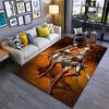 Anime Warriors In Battle Gear Suitable As a Non-slip Mat for the Living Room or Bedroom Sofa