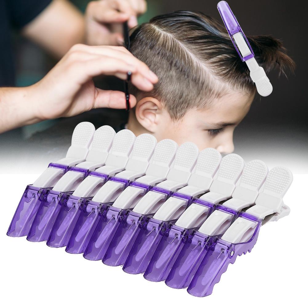 10pcs Duckbilled Clip Hair Partition Hairdressing Hairstyle Pin for Hair Salon Barber Shop