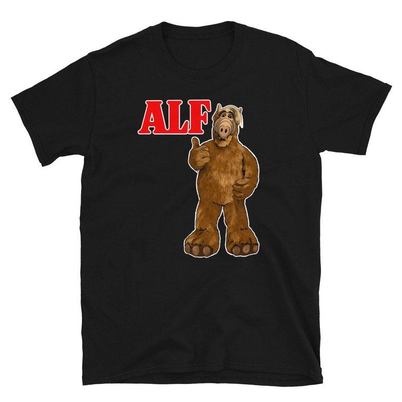 80s retro vintage ALF Alien Life Form Short-Sleeve Unisex T-Shirt 140