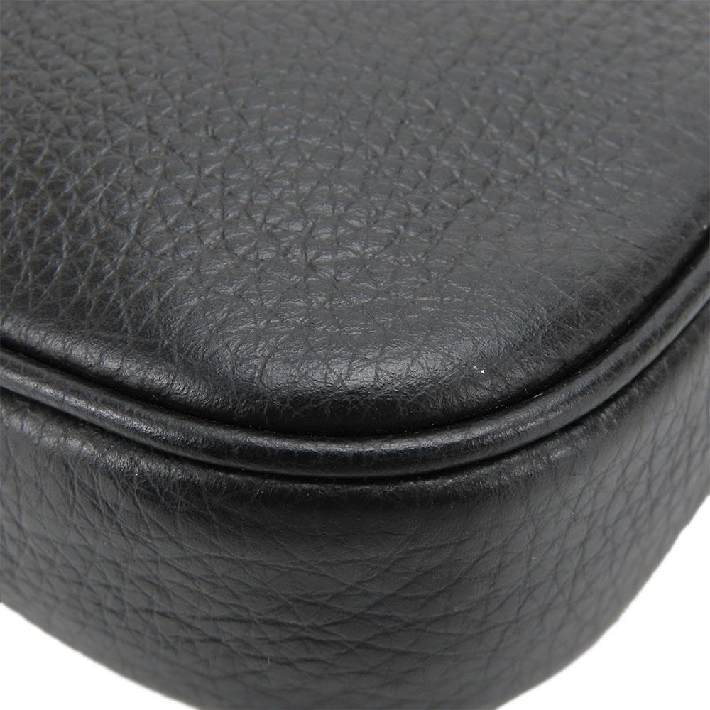 Gebrauchte COACH Umhängetasche F30259 Leder schwarz Pochette