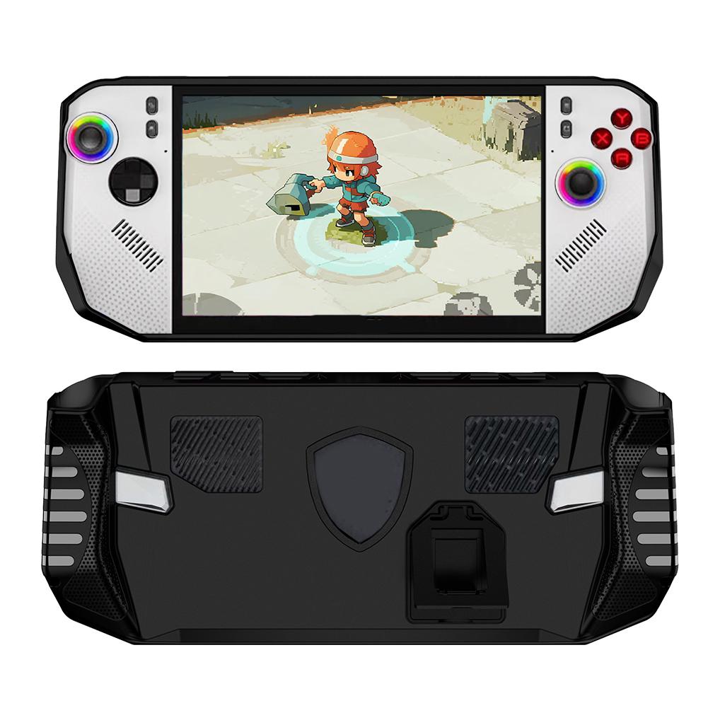 TPU Case Fit For MSI CLAW 8 Ryzen Edition 2025 Protective Cover With Bracket Shockproof Back Cover Anti-Scratch Game Accessories