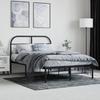 VidaXL Metal Bed Frame with Black Headboard 120x190 Cm 353632
