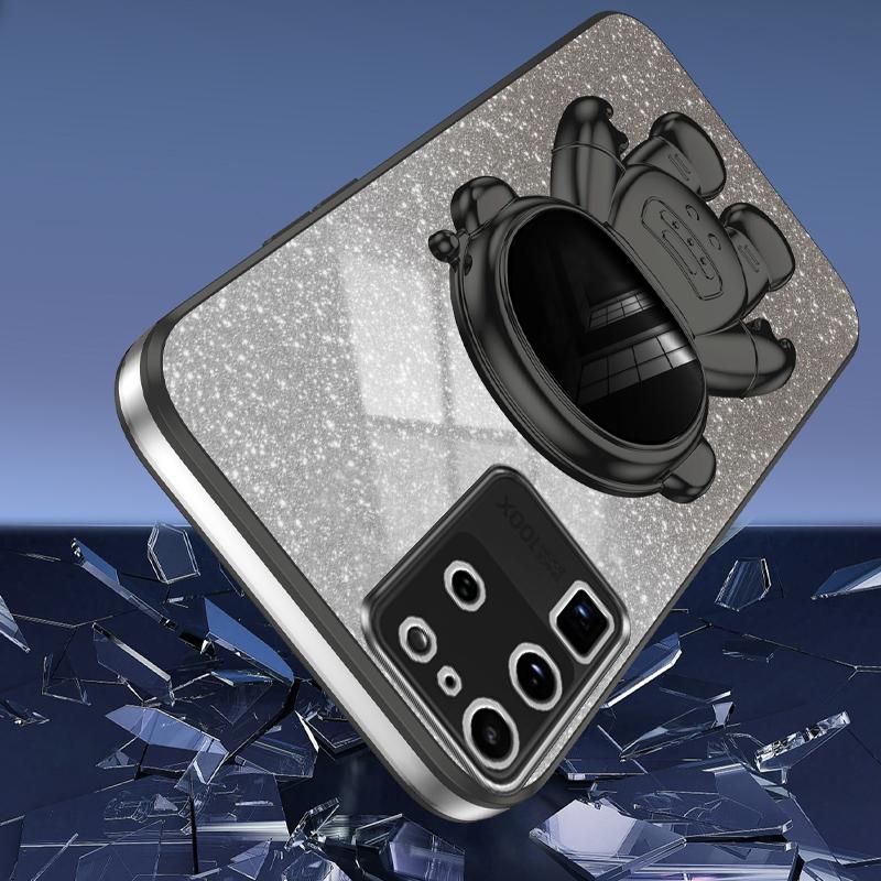 For Samsung Galaxy S20 Ultra Case Precise Cutout Astronaut Kickstand Dustproof PC+TPU Phone Cover