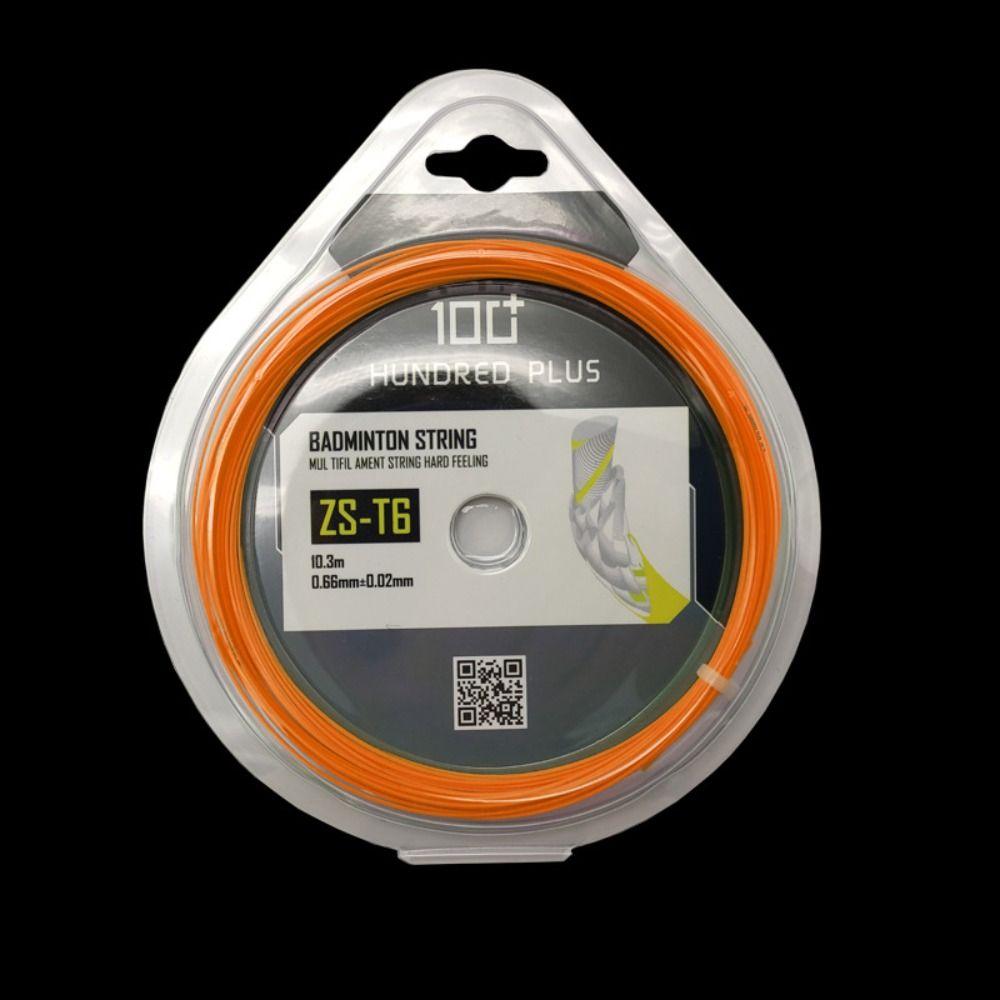 

High Elastic Badminton Racket Line Carbon Nanofiber Badminton String Line Training оранжевый