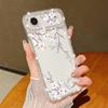 Flower Print Shockproof TPU Case For iPhone 17 Pro Max 16e 16 15 14 13 15 Pro 17 TPU Bling Diamond Soft Silicone Phone Cover