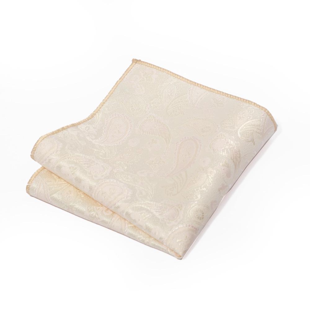 Fazzoletto da tasca in poliestere con motivo paisley da uomo per abiti da lavoro o casual