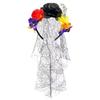 Serre-tête couronne de fleurs roses Accessoires photo Boho Halloween Coiffure Costume de fête Jour des Morts Coiffe