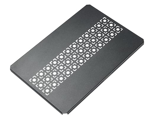 

CAMPING MOON IGT Tabletop, Bridge Table, Laser-cut Aluminum Top, Black, CK-25F-1P