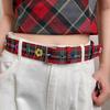 Women'S Y2K Belt With Plaid Denim Jeans Decoration Dopamine Belt Accessories For American Hot Girl