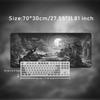 Mouse Pad Black White Moonlit Gamer Printon Demand Large Computer Mousepad XXL Mechanical Keyboard Pad Soft Carpet Non-Slip