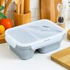 Rectangle Foldable Lunch Box Airtight Fresh Keeping Box Food Storage Container  for Kitchen