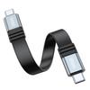 Super Flexible USB4 Type C Cable 15cm 80Gbps Speed Video Output Silicone & Aluminum Cord Suitable for Devices 5