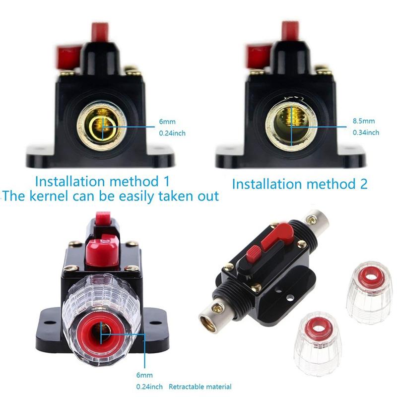 Car Audio 100 Amp Resettable Fuse Circuit Breaker Car Protect For Audio System Fuse For Car Audio Amps Protection Fuse