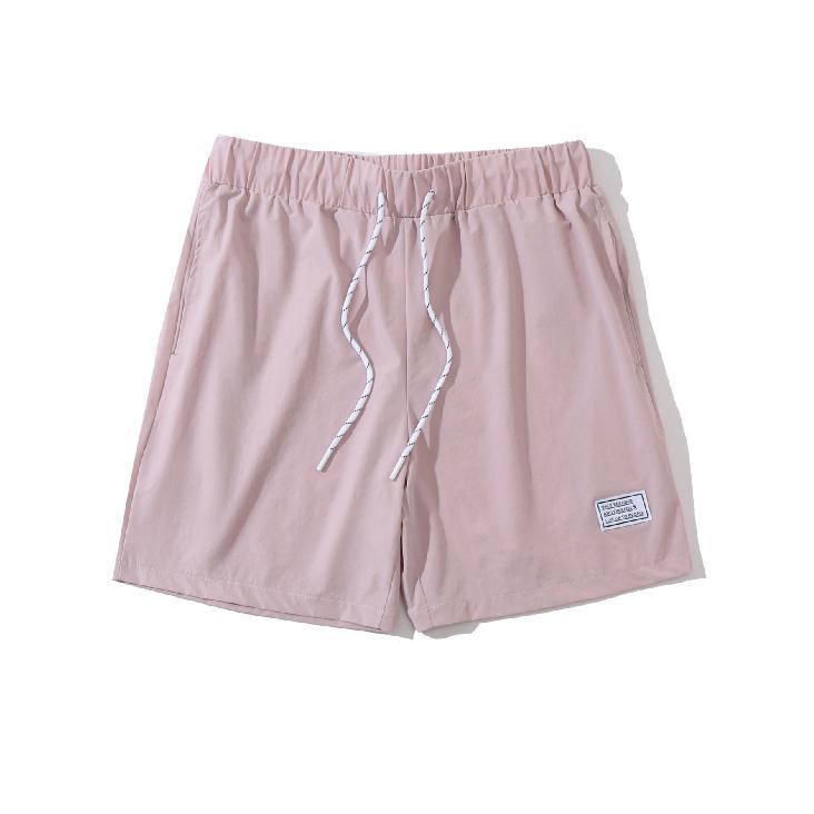 

Новые однотонные рабочие шорты с несколькими карманами, мужские летние свободные прямые большого размера, простые повседневные спортивные шорты, мужские XXL розовый