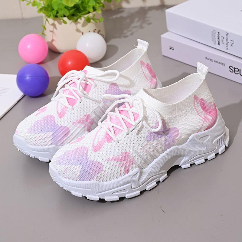 Sports Summer Thick Sole Height Increasing Fashion Versatile White Shoes Casual Shoes for Women