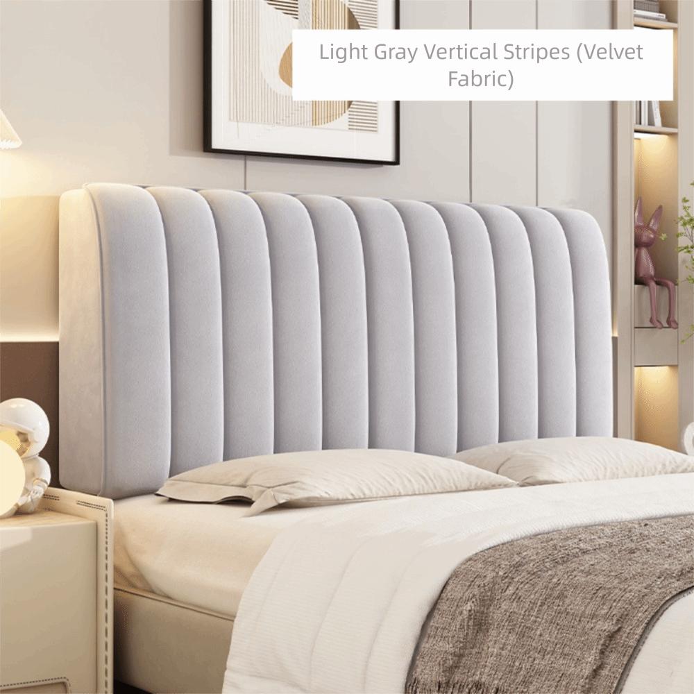 Simple Style Solid Color Headboard Velvet Texture Washable Headboard Cover Headboard Cover  Home