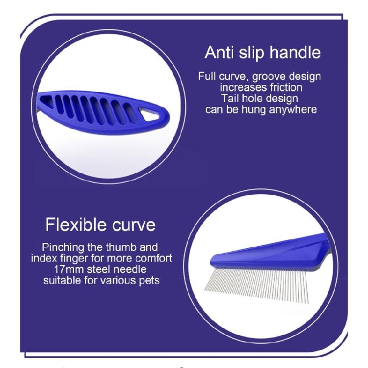 Stainless Steel Needle Hairdressing Brush Tool Cats/Dogs Self Cleaning Brush