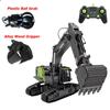 1/14 HUINA 1593 582 RC Excavator Dumper Truck Crawler Alloy Tractor Loader 2.4G Radio Controlled Car Engineering Toy for Boy