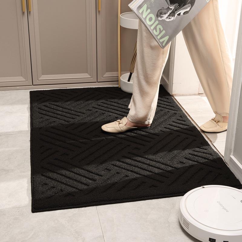 Wear-Resistant Retro Wabi-Sabi Living Room Carpet: Dirt-Resistant, Easy-Clean Entrance & Hallway Mat