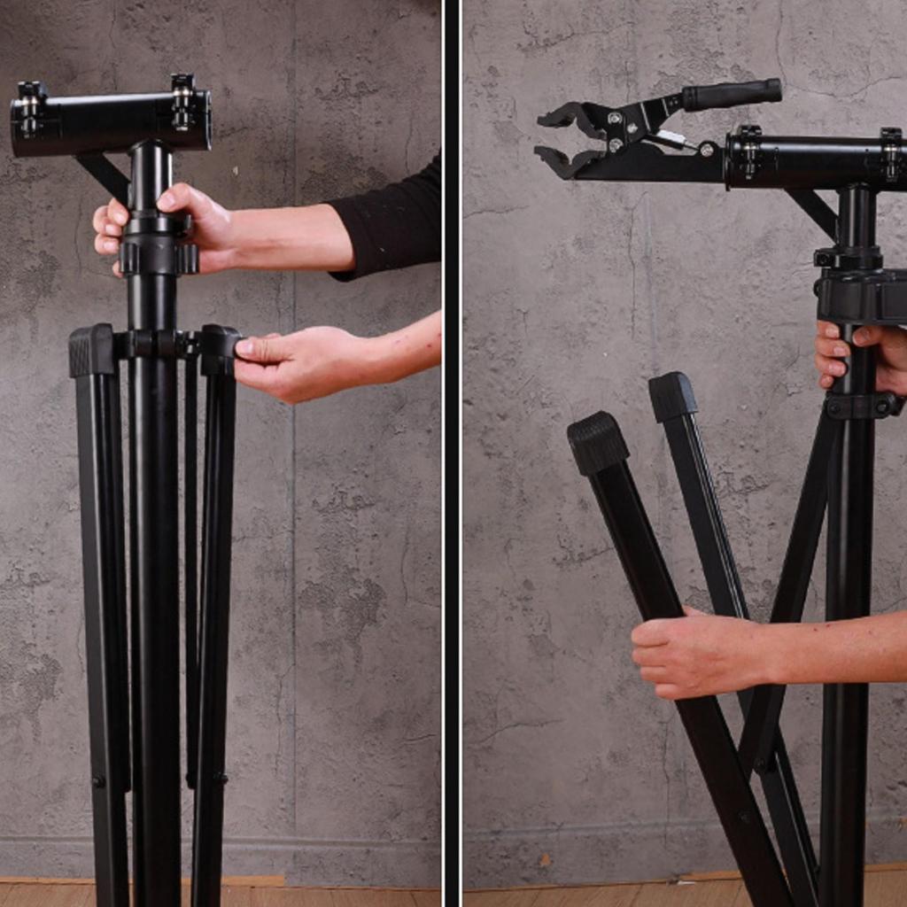 Bike Repair Stand Folding Maintenance Antiskid for Workshop