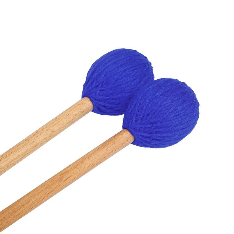 2-Piece Marimba Mallets Marimba Mallets Intermediate Marimba Mallets Yarn Ball Mallet Heads